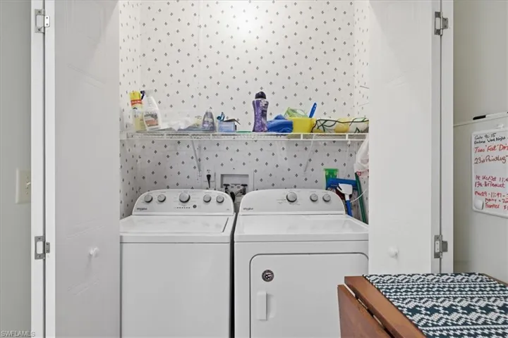 Laundry area with washer and dryer