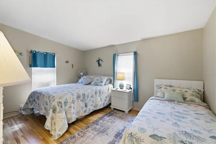 Bedroom featuring light wood-style flooring