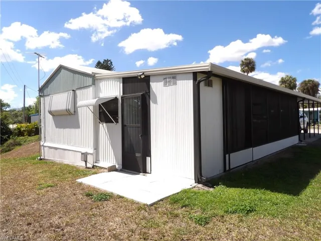 View of the back of property