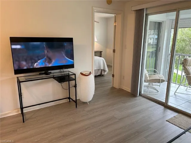 Living room featuring light  LVP flooring