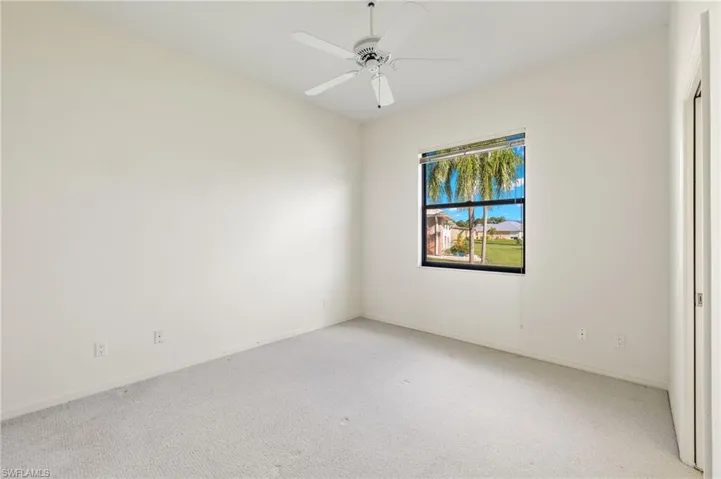 Split bedroom concept offering added privacy and separation from the owner's ensuite.