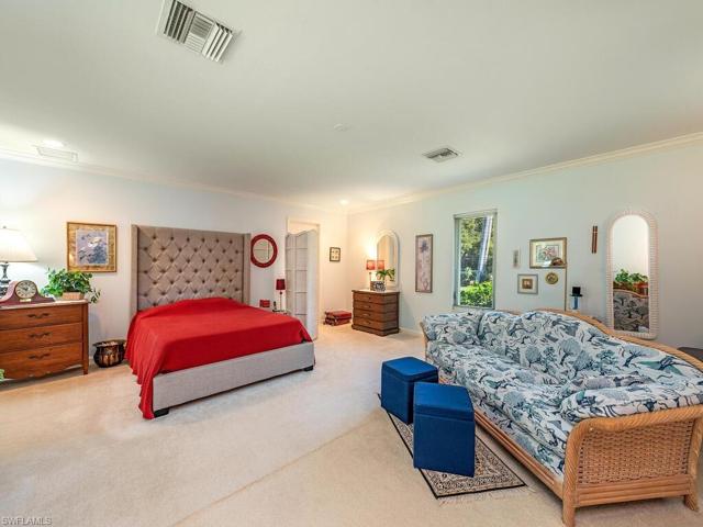 Large new bedroom was added to rear.