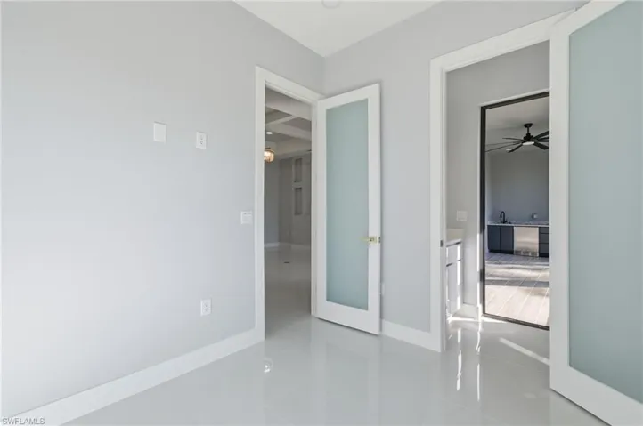Unfurnished bedroom featuring baseboards