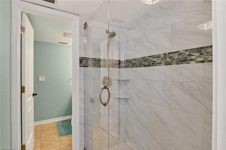 Updated walk in shower