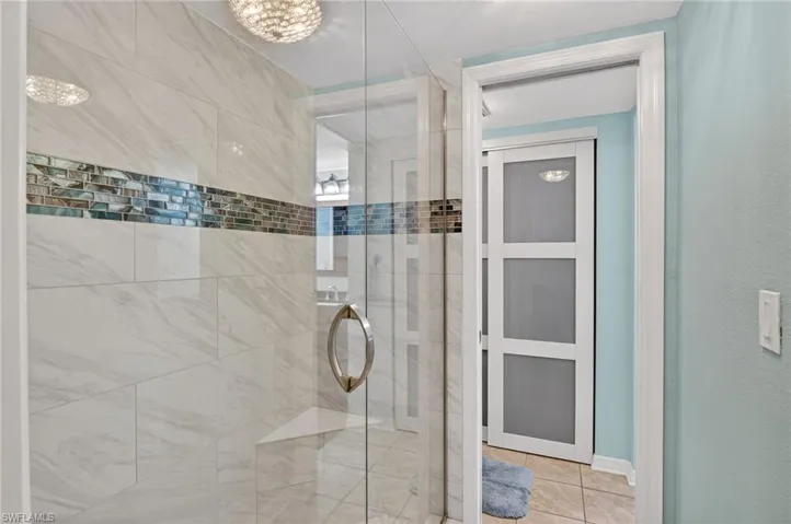 Updated walk in shower