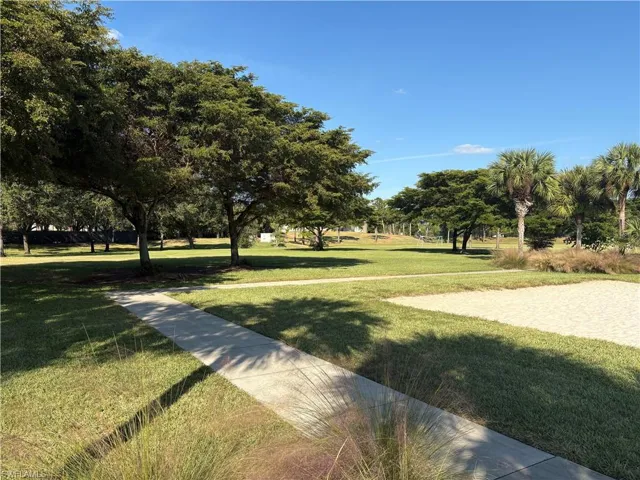 View of community with a yard