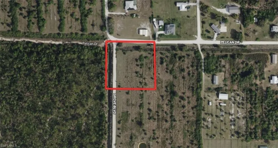 Map / location with property boundaries highlighted