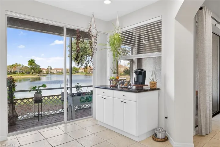 Water view from kitchen
