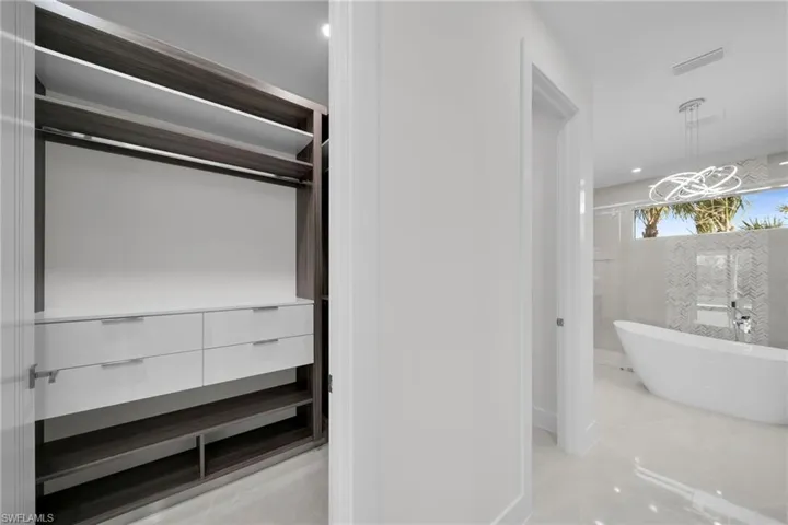 Bathroom with a washtub