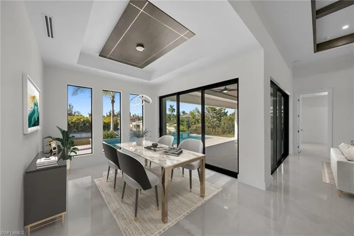 The furniture is only for staging purposes. Furniture is not included in the transaction.