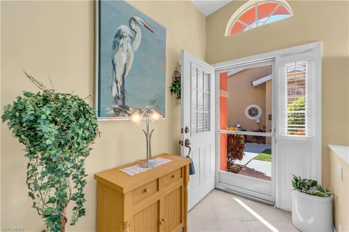 View of entrance foyer
