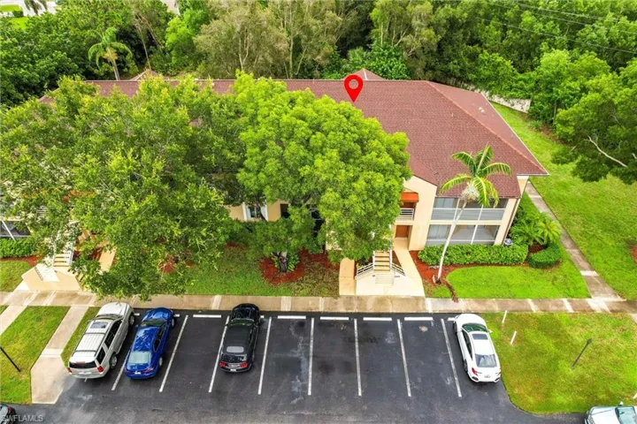 View from above of property