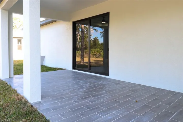 View of patio