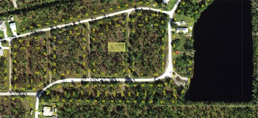 Plat Map. Illustrating lot dimensions and property boundaries within the subdivision