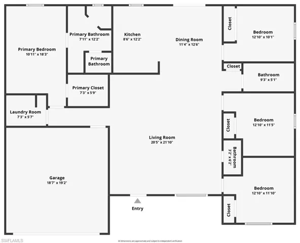 View of layout
