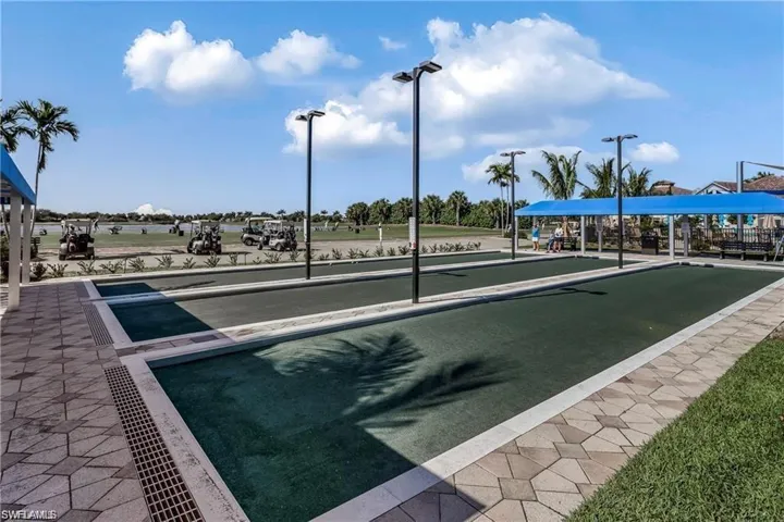 Surrounding community featuring a game area