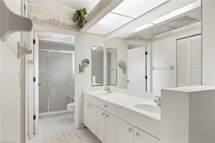Double Vanity - oversized walk in closet