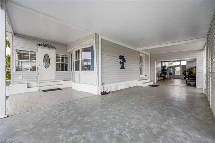 View of entrance to property