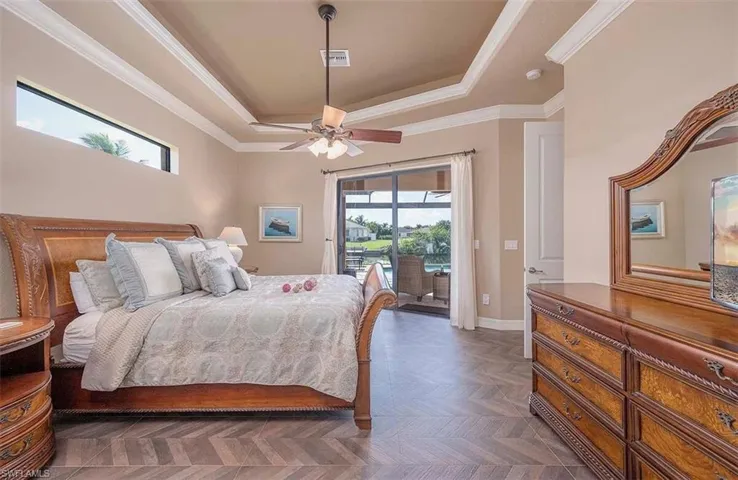 Primary Bedroom with access to the lanai