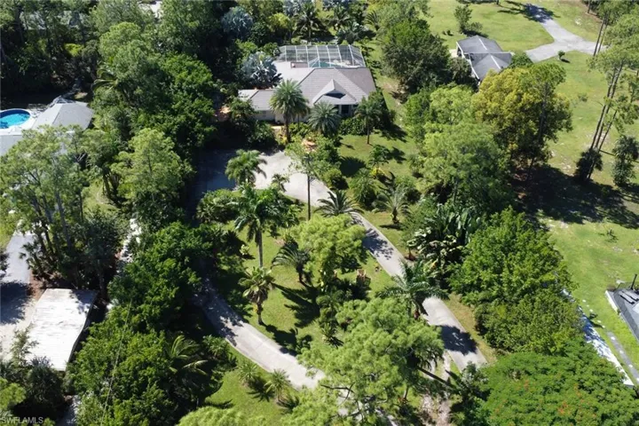 Aerial view of property's location