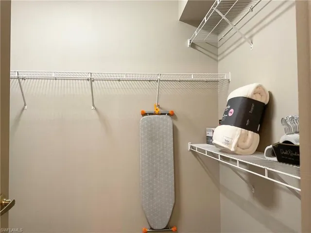 Primary walk in closet