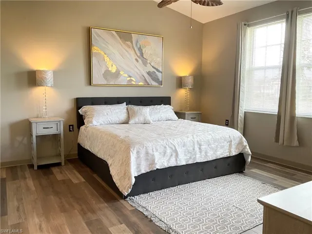 Primary Bedroom with king sized bed
