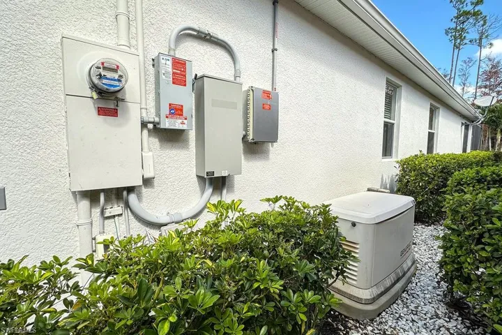 CLOSE-UP VIEW OF THE SOLAR & GENERATOR PROTECTION SET-UP THIS HOME PROVIDES!