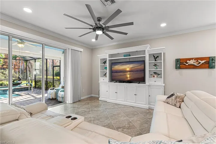 TOTALLY OPEN FLOOR PLAN WITH CROWN MOLDING & HIGH-END FANS WITH LIGHTING THROUGHOUT THE MAIN AREAS OF THE HOME!
