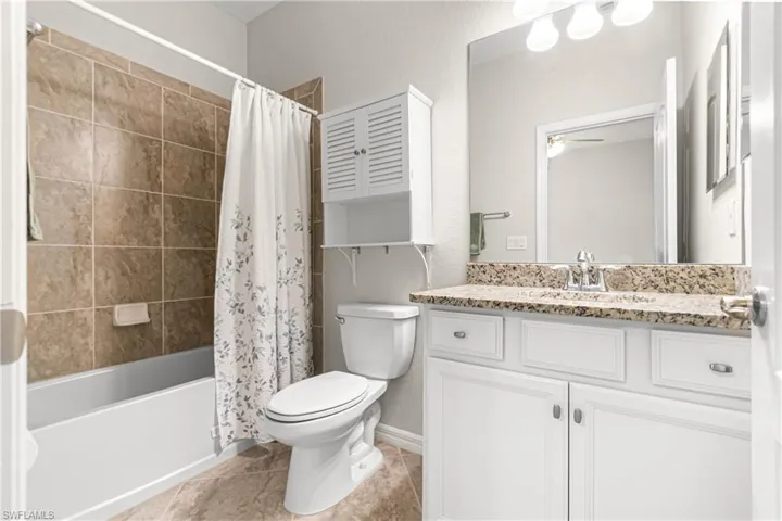 ENSUITE GUEST BATHROOM HAS A SHOWER/TUB FOR YOUR FAMILY TO ENJOY!