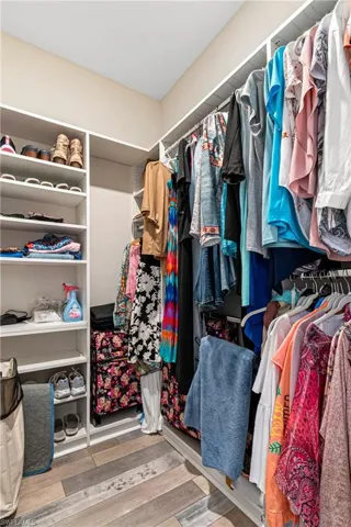 THERE ARE TWO WALK-IN CLOSETS IN THE MASTER!
