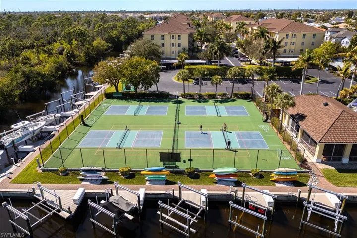 Bird's eye view of a large body of water
