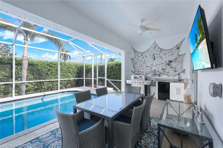 Covered Lanai and Outdoor Kitchen