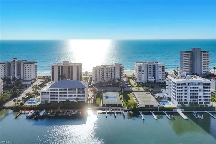 View of urban area featuring a large body of water