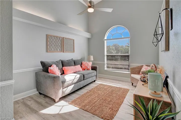 Spacious den area for additional living or office