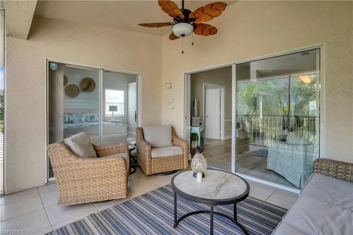 Spacious outdoor lanai