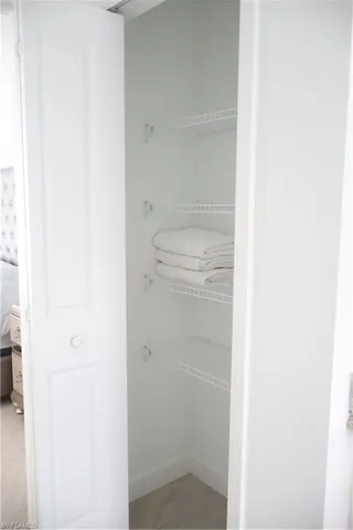 Linen/Towel closet in Master Bathroom