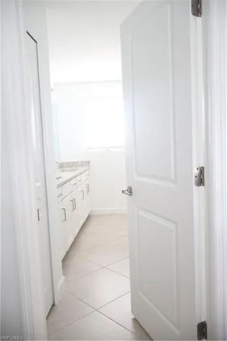 In-suite master bathroom