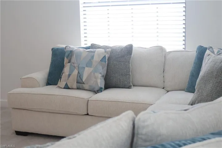 View of carpeted living area