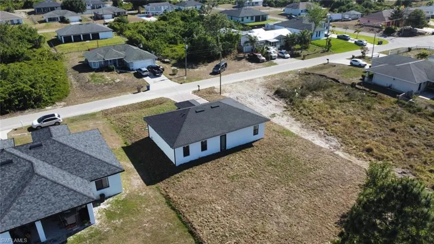 Bird's eye view featuring a residential view
