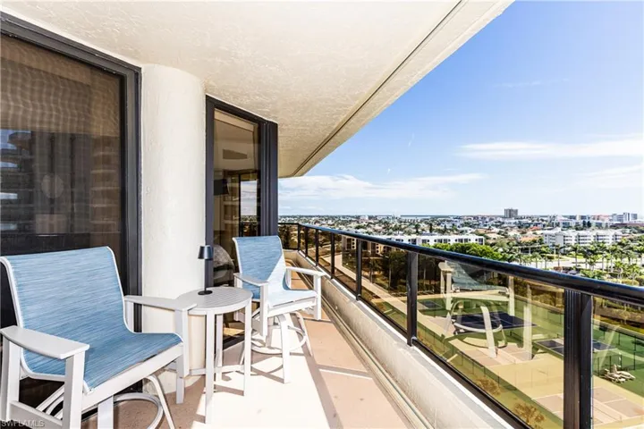 Balcony featuring a city view