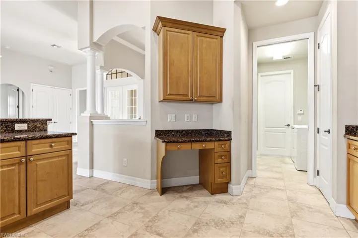 Wood cabinets
