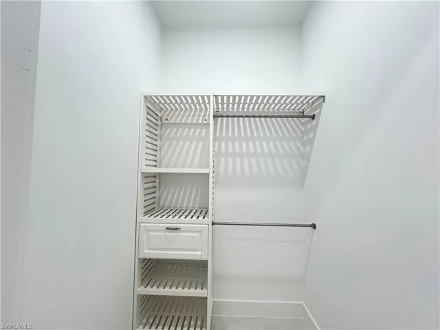 View of spacious closet