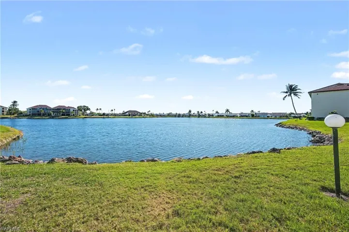 Lake in front of lanai