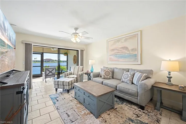 tasteful decor in living area