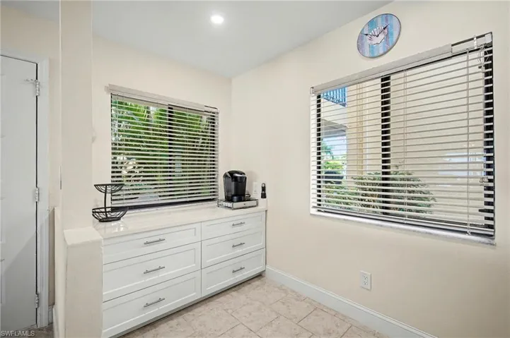 Coffee area and storage