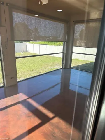 Screened patio