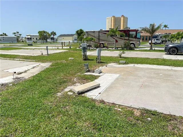 Rear of lot