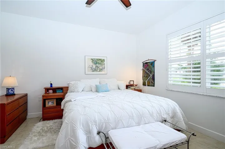 Spacious master bedroom