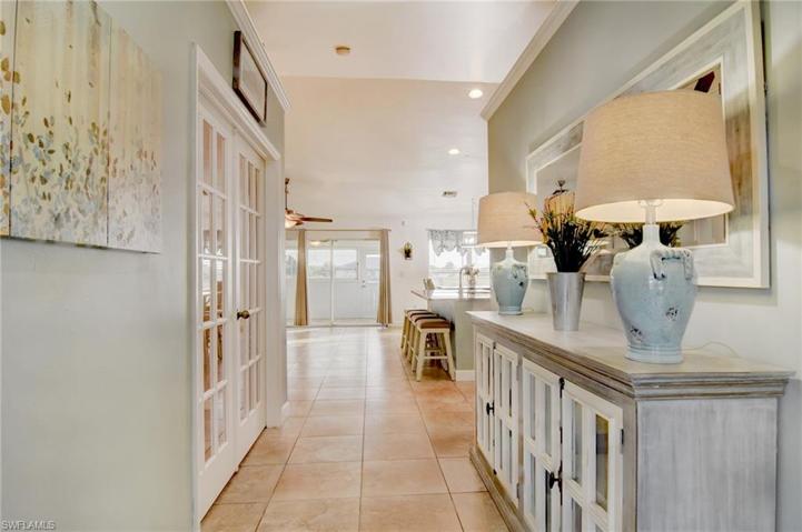 Front door entry view