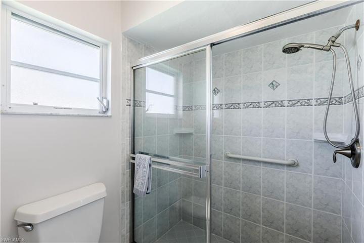 Master shower